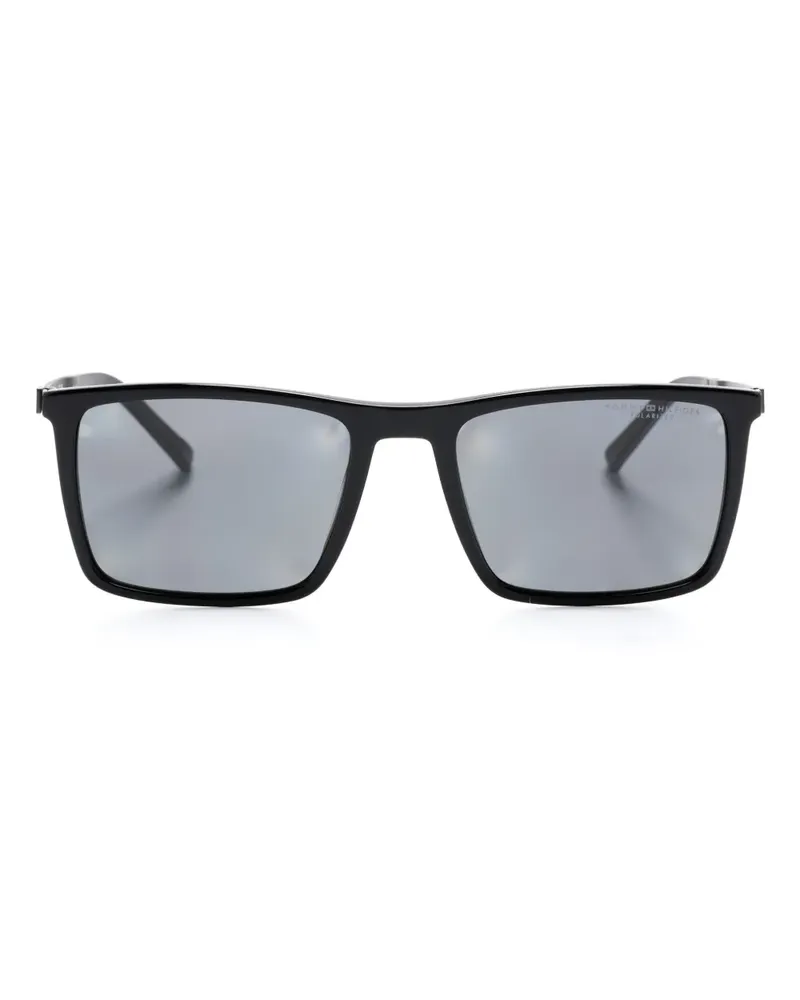 Tommy Hilfiger Sonnenbrille mit eckigem Gestell - Schwarz Schwarz
