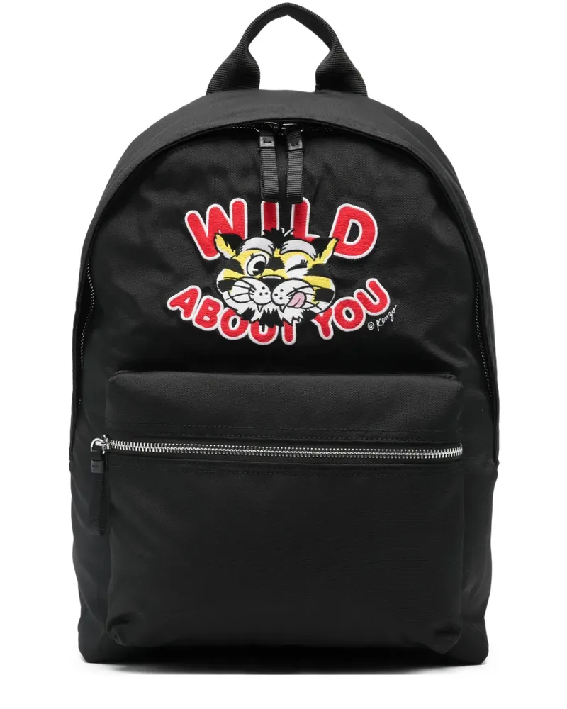 Kenzo Wild Tiger backpack - Schwarz Schwarz