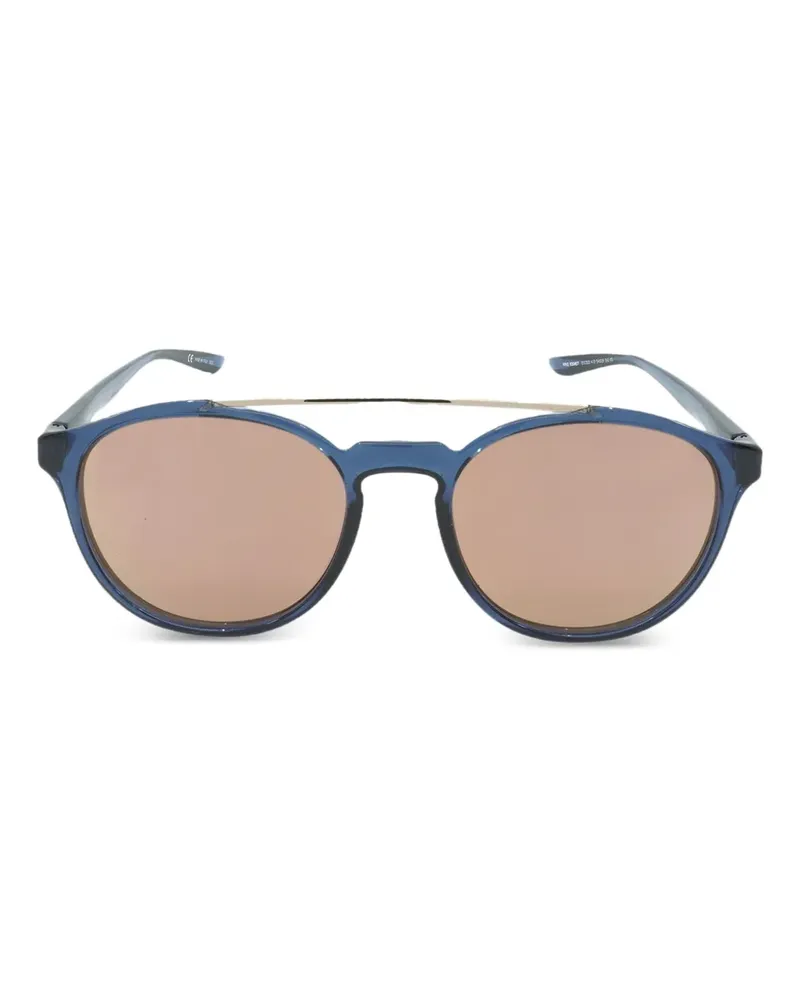 Nike Kismet Sonnenbrille mit rundem Gestell - Blau Blau