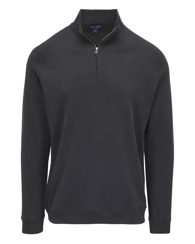 Peter Millar Sweatshirt mit Reißverschluss - Schwarz Schwarz