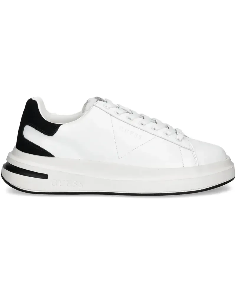 Guess Sneakers mit Kontrasteinsätzen - Weiß Weiß