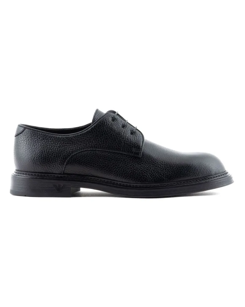 Emporio Armani Klassische Derby-Schuhe - Schwarz Schwarz