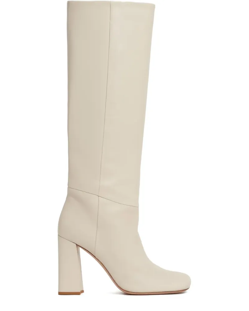 Fabiana Filippi Stiefel mit Blockabsatz - Weiß Weiß