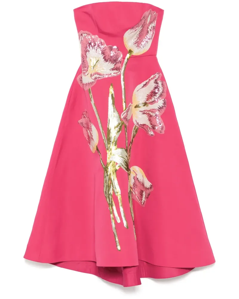 Amsale Kleid mit Pailletten - Rosa Rosa