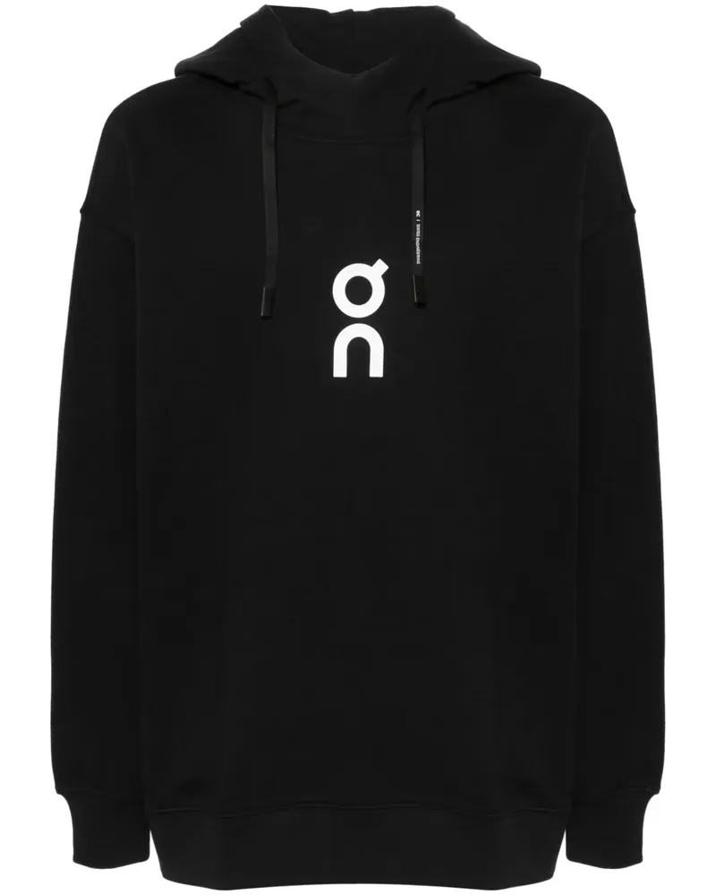 ON Hoodie mit Monogramm-Print - Schwarz Schwarz