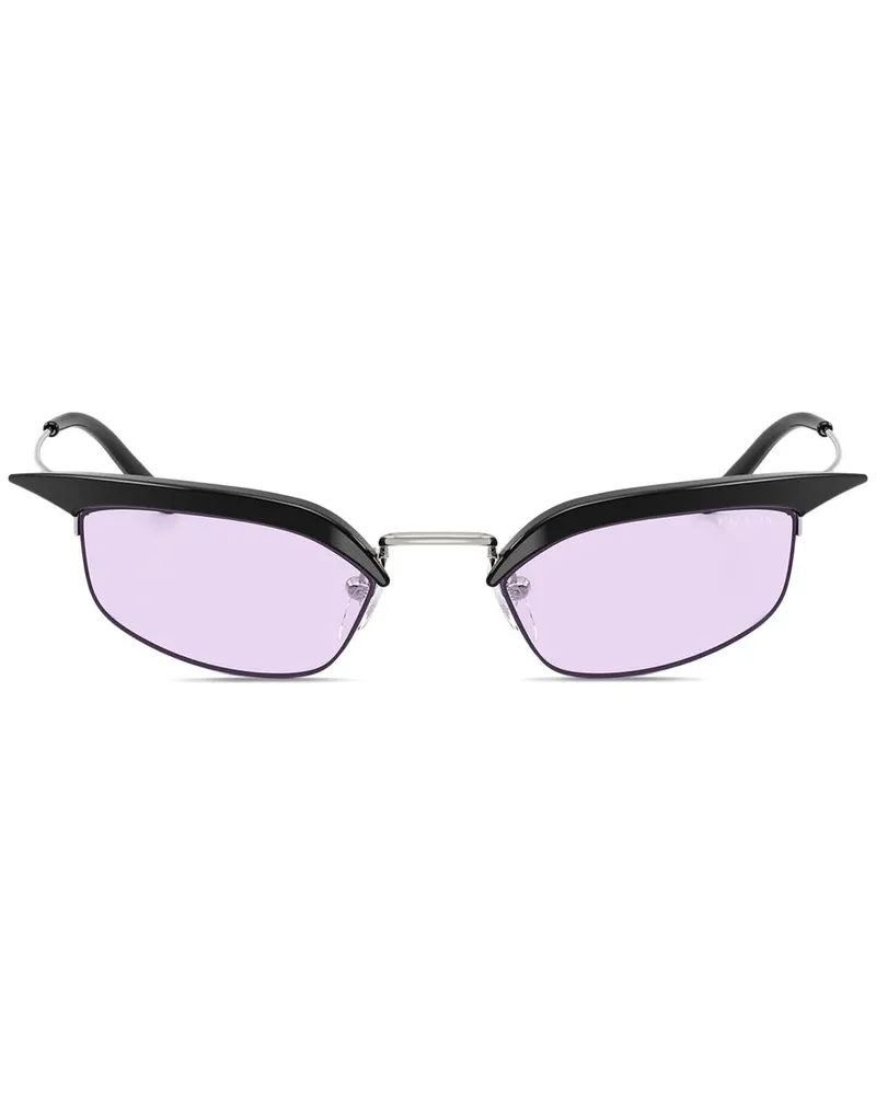 Prada Runway Sonnenbrille - Schwarz Schwarz
