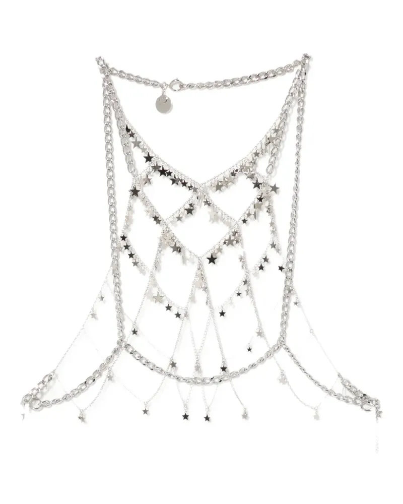 Noir Kei Ninomiya Verzierter Harness - Silber Silber