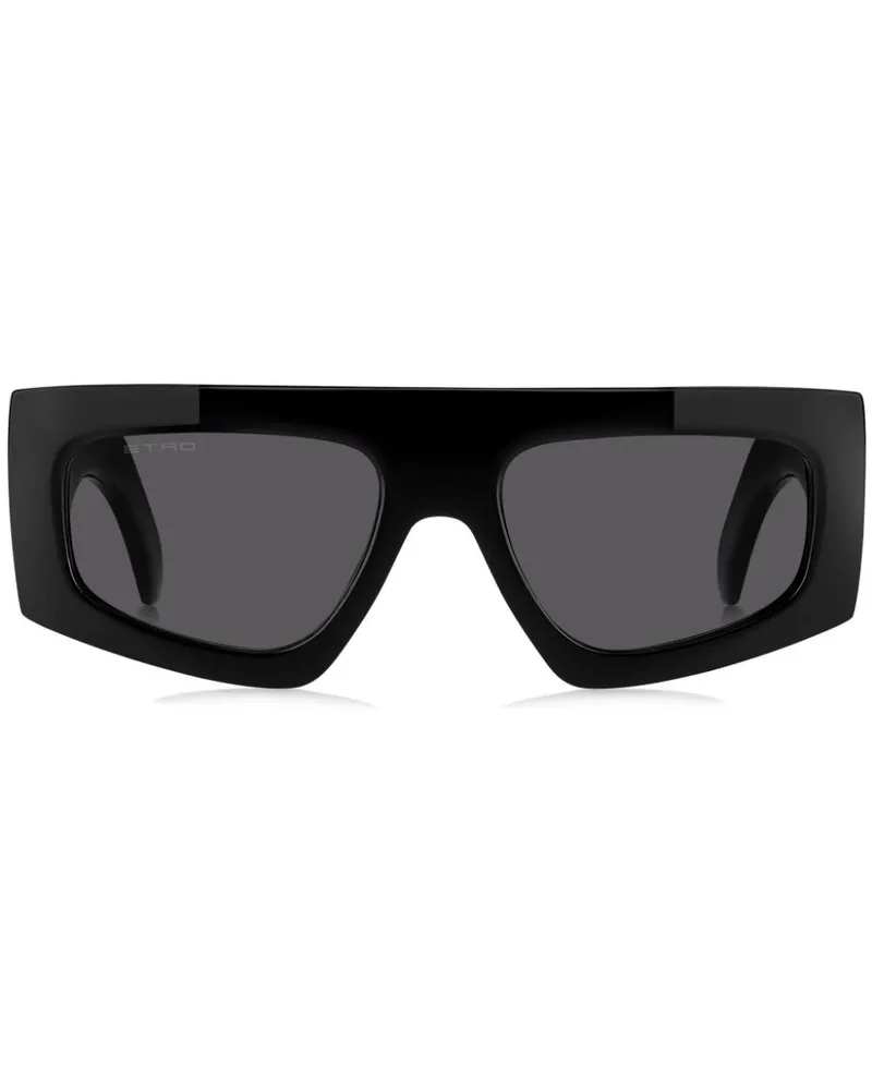 Etro screen Sonnenbrille mit eckigem Gestell - Schwarz Schwarz