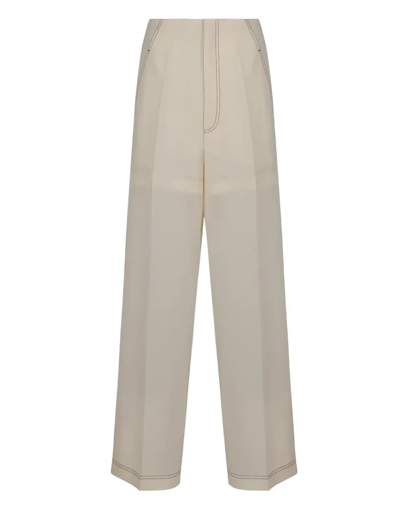 Philosophy Di Lorenzo Serafini Hose im Layering-Look mit sichtbaren Nähten - Nude Nude