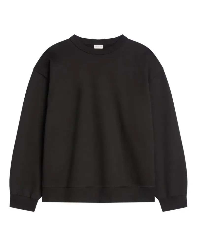 Dries van Noten Sweatshirt im Oversized-Look - Schwarz Schwarz