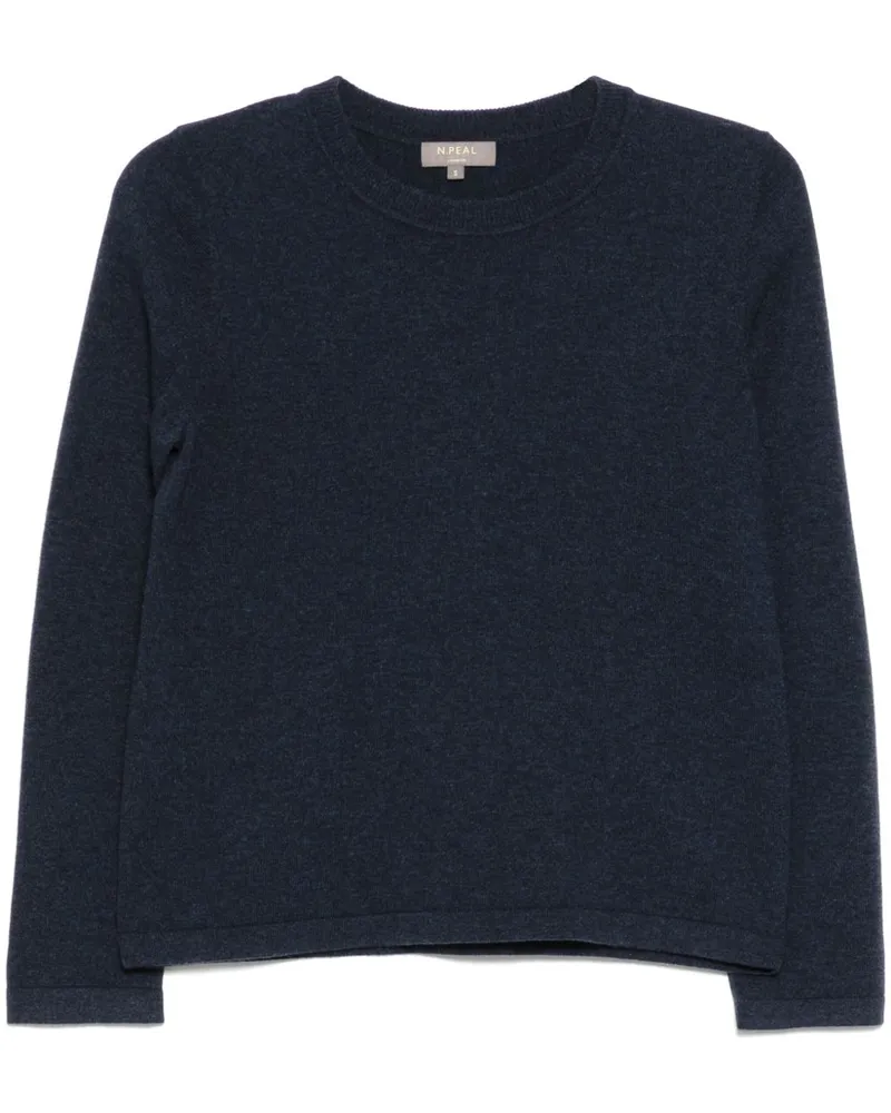 N.Peal Hallie Pullover mit rundem Ausschnitt - Blau Blau