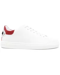 Moschino leather sneakers Weiß