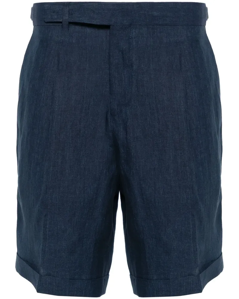 Briglia 1949 Amalfis Shorts aus Leinen - Blau Blau