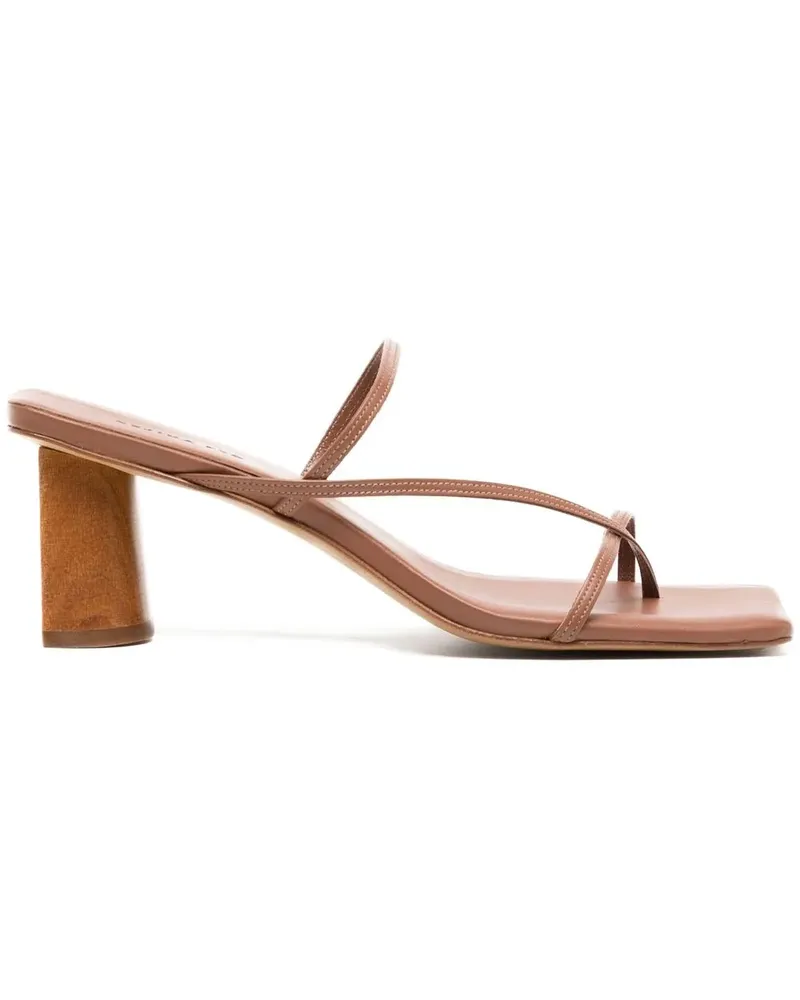 REJINA PYO Harley Sandalen 65mm - Braun Braun