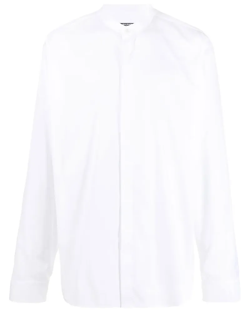 Balmain Langärmeliges Hemd - Weiß Weiß