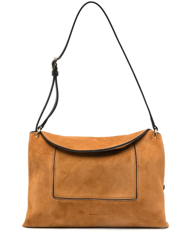 WANDLER Schultertasche aus Wildleder - Braun Braun