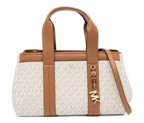Kleine Romee Signature Tasche mit Logo - Nude