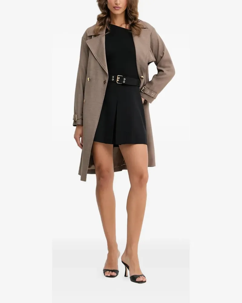 MARCIANO Los Angeles belted double-breasted coat - Nude Nude