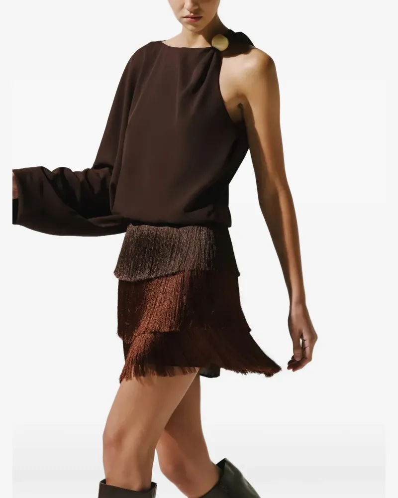 Baobab Collection Dolly One-Shoulder-Bluse - Braun Braun
