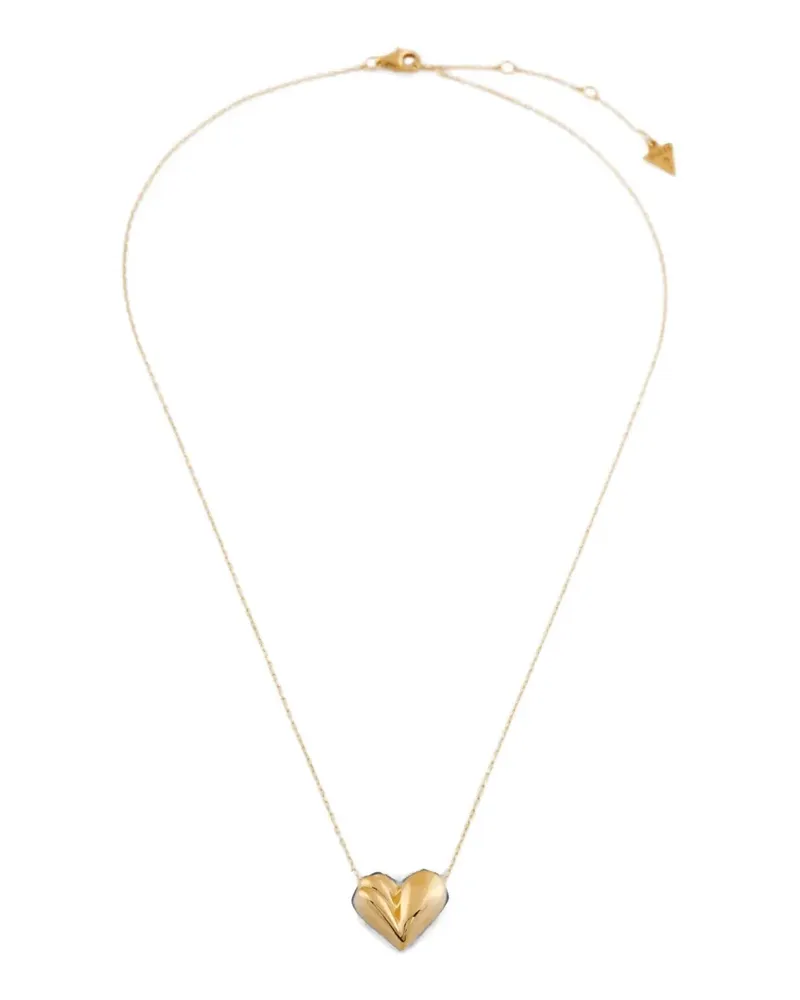 Guess Fluid Heart Halskette - Gold Gold