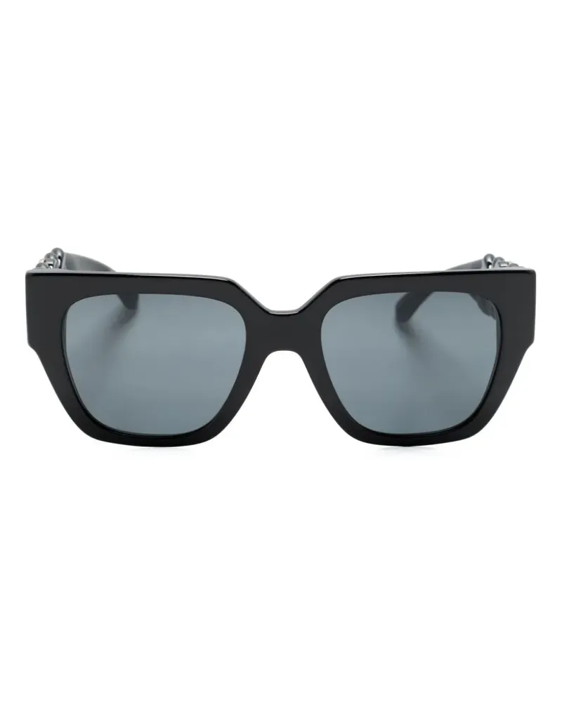 Versace VE 4409 Sonnenbrille mit Medusa-Motiv - Schwarz Schwarz