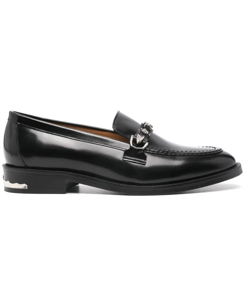 Toga Loafer mit Beschlägen - Schwarz Schwarz