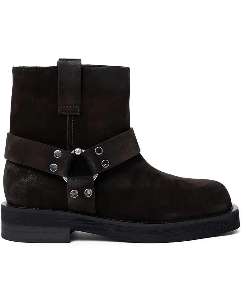 3JUIN Demi Oil Stiefel aus Wildleder - Braun Braun