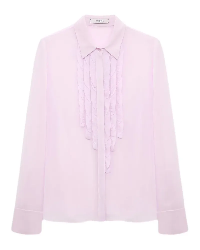 Dorothee Schumacher ruffled long-sleeves blouse - Rosa Rosa