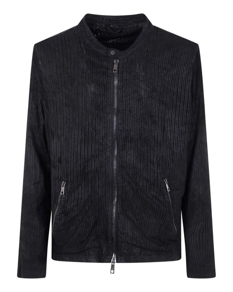 Giorgio Brato zipped jacket - Schwarz Schwarz
