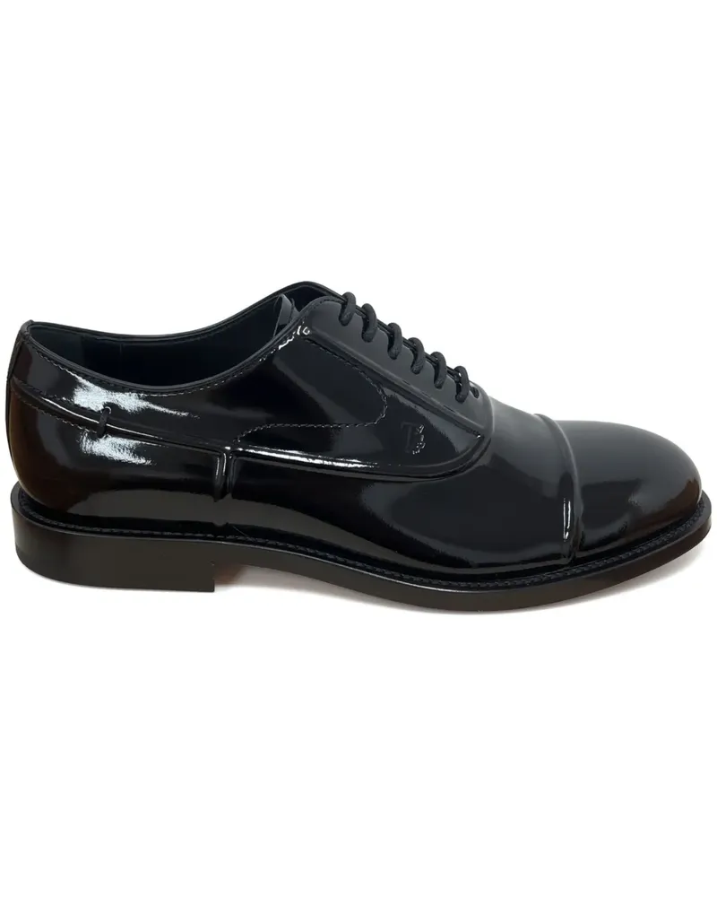 TOD'S Oxford-Schuhe aus Lackleder - Schwarz Schwarz