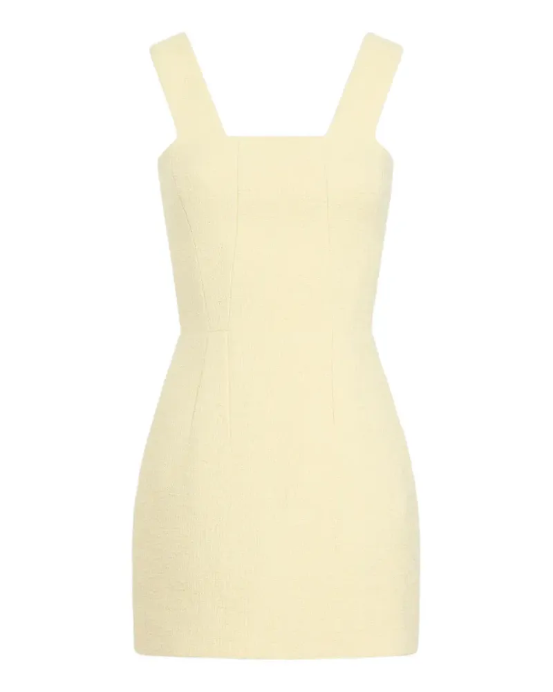 Patou Minikleid mit Riemen - Gelb Gelb
