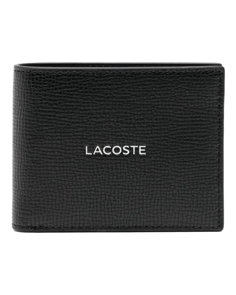 Lacoste Klassisches Portemonnaie - Schwarz Schwarz
