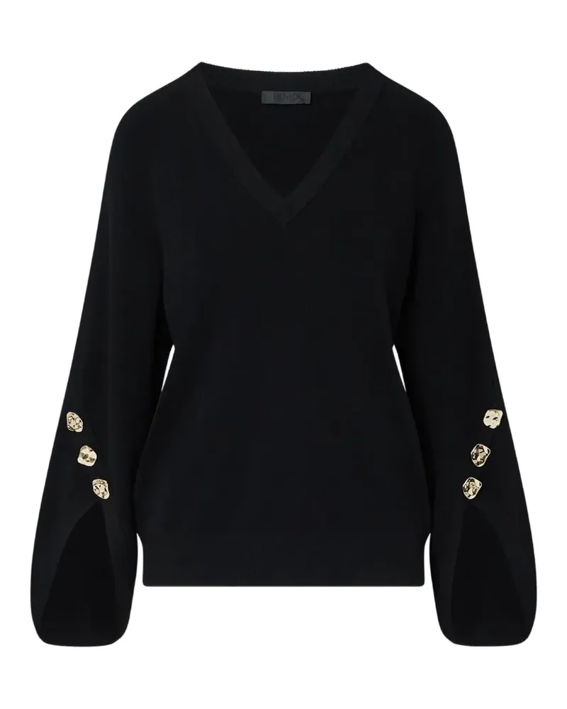 Liu Jo Pullover mit Schlitzen - Schwarz Schwarz