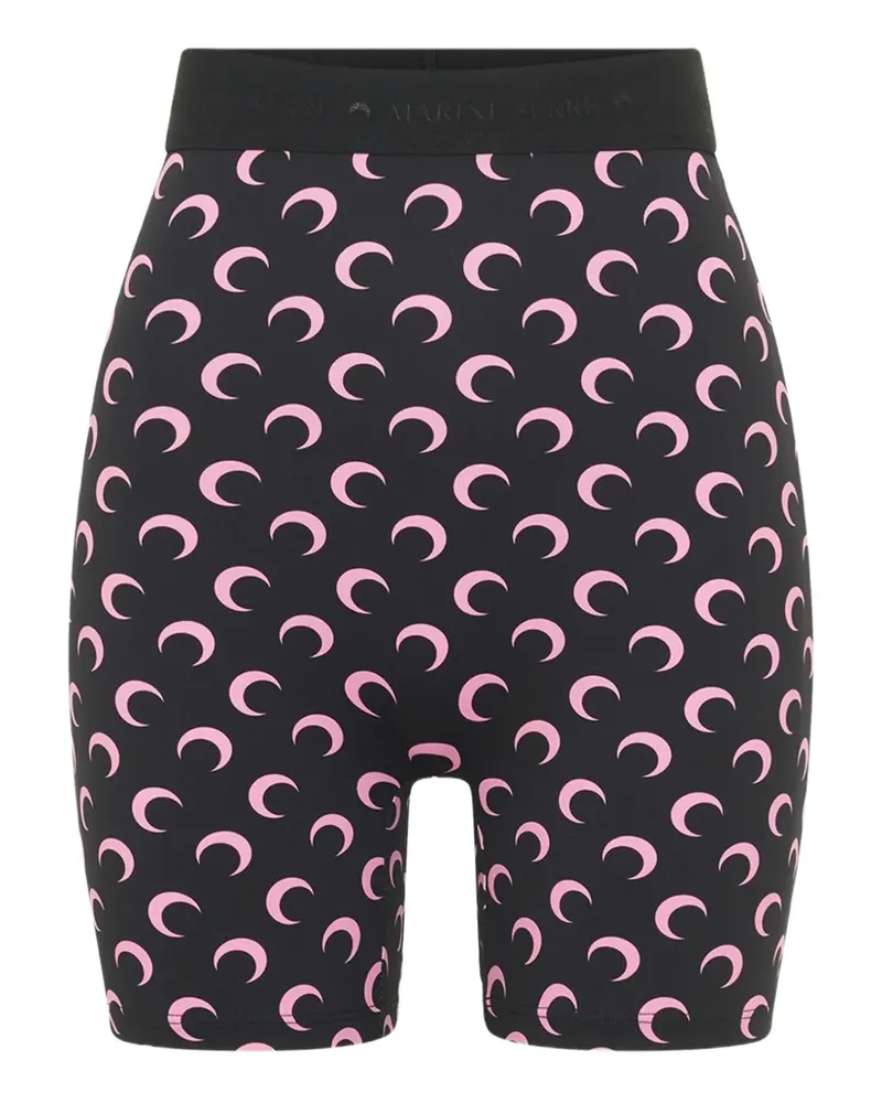 Marine Serre Crescent Moon shorts - Schwarz Schwarz