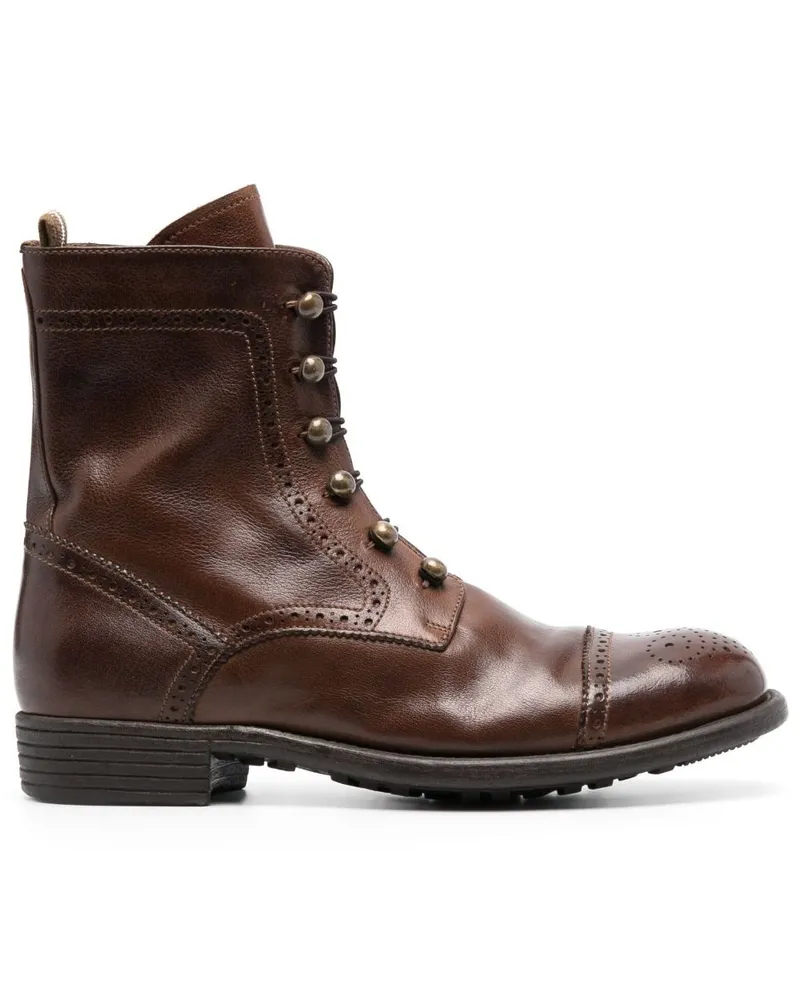Officine Creative Italia Perforierte Sneakers - Braun Braun