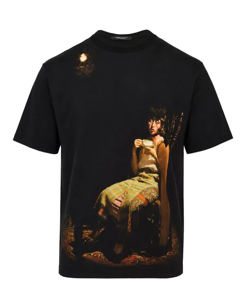 Undercover Cindy Sherman Seat Down cotton T-shirt - Schwarz Schwarz