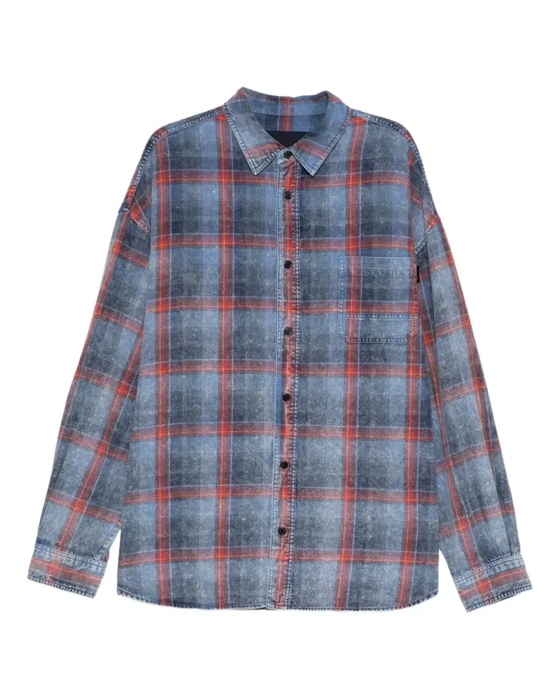 JUUN.J Hemd mit Check - Blau Blau