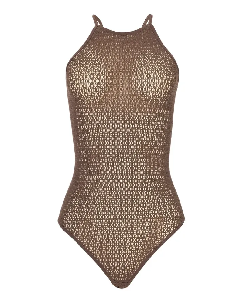 Wolford Daisy Net Body - Braun Braun