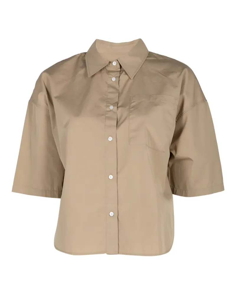 Citizens of humanity Frances cropped cape shirt - Nude Nude