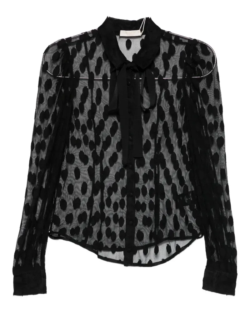Ulla Johnson Soraya Bluse - Schwarz Schwarz