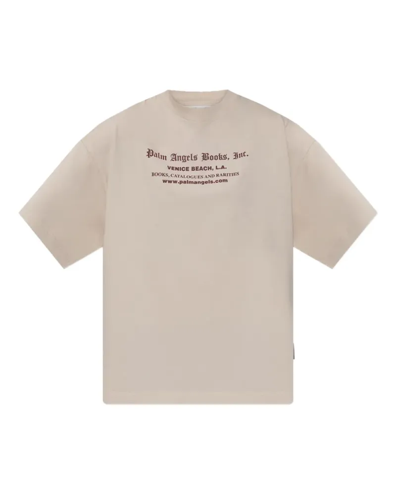 Palm Angels T-Shirt mit rundem Ausschnitt - Nude Nude
