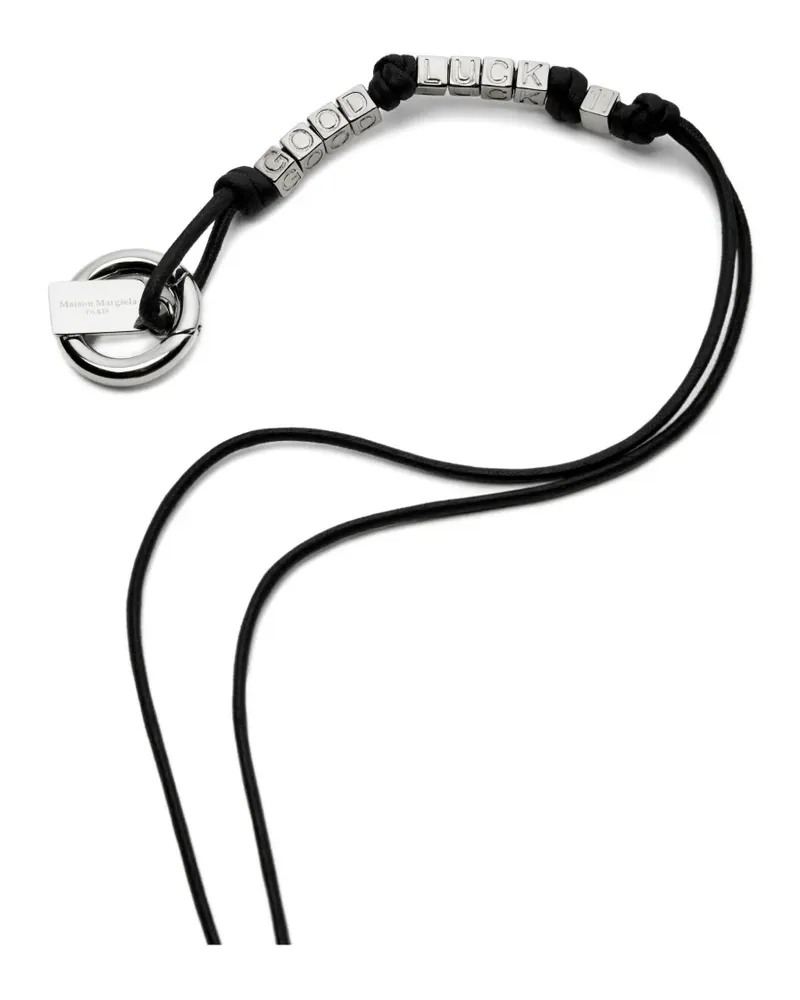 Maison Margiela Letters keyring - Schwarz Schwarz