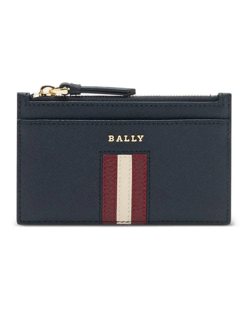 Bally Portemonnaie mit Logo-Prägung - Blau Blau