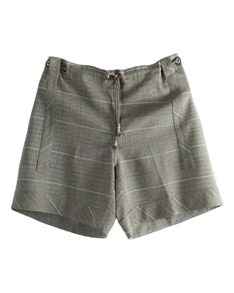 KIKO KOSTADINOV checked shorts - Grau Grau
