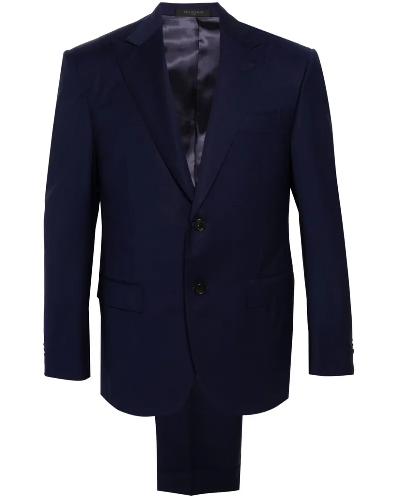Corneliani Einreihiger Anzug Blau