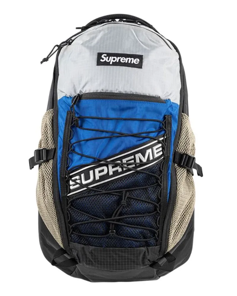 Supreme Being Rucksack in Colour-Block-Optik mit Logo Schwarz