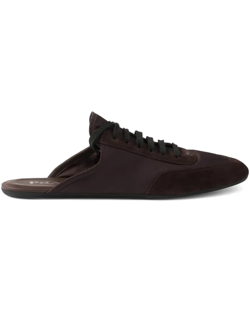 Prada Collapse Mules - Braun Braun