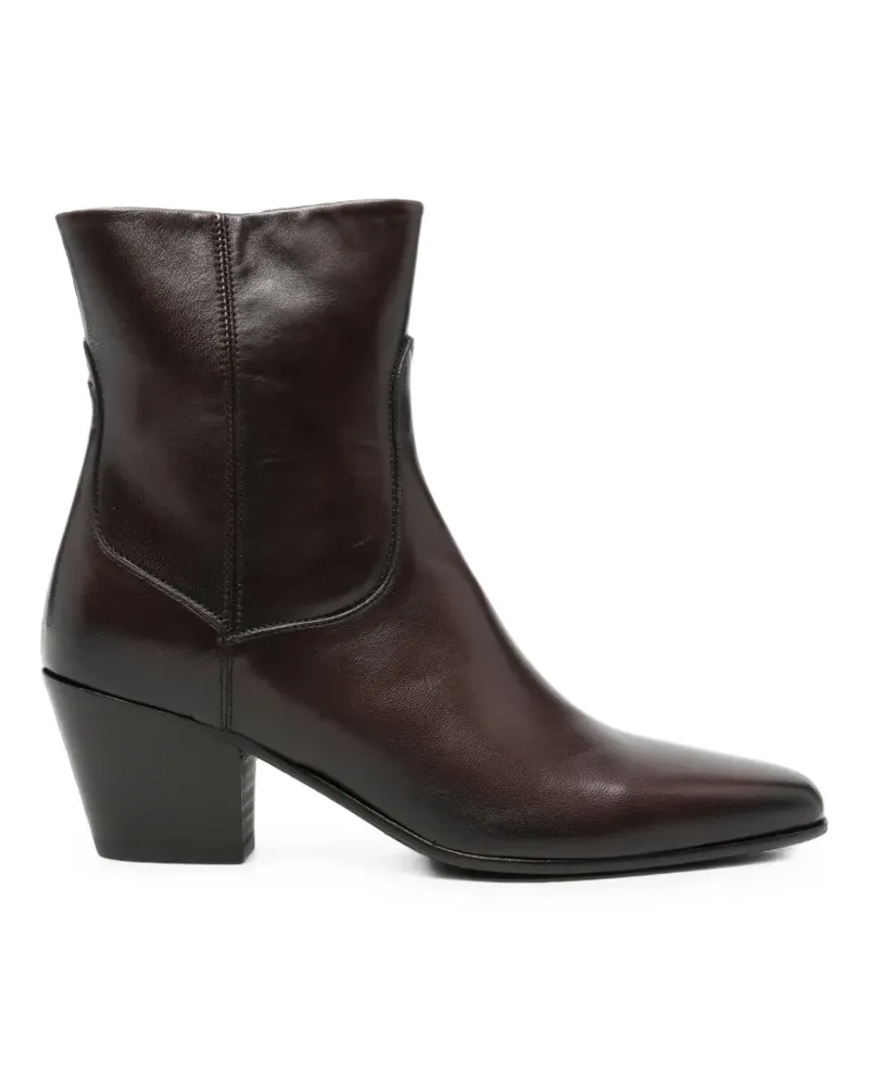 Pantanetti Moplene Stiefel mit spitzer Kappe - Braun Braun