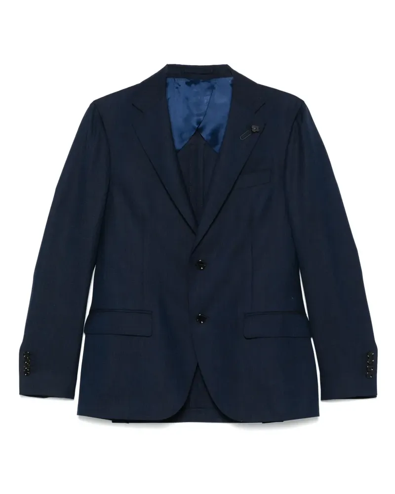 LARDINI Sakko mit Anstecknadel - Blau Blau