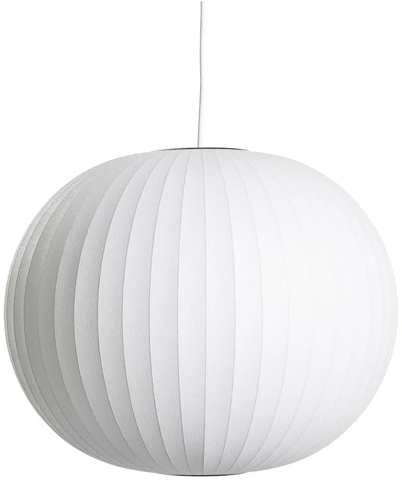 Hay Große Nelson Ball Bubble Hängelampe - Weiß Weiß